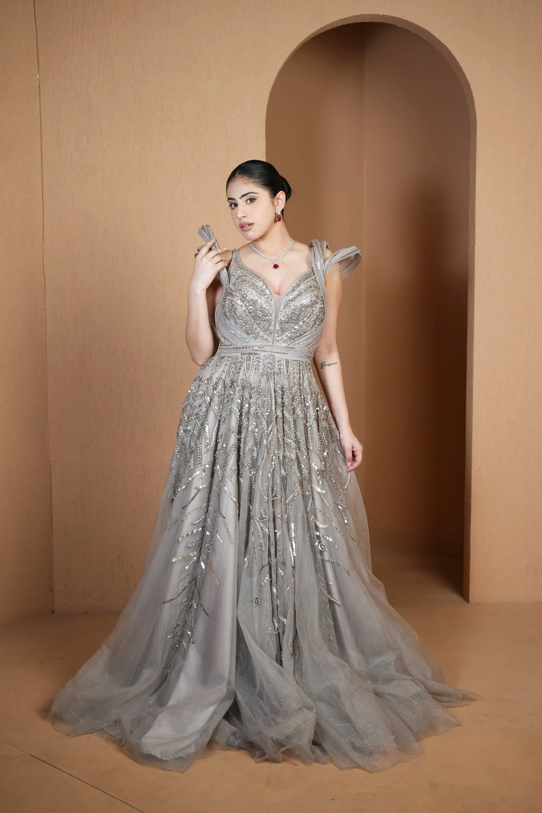 Silver Ballgown