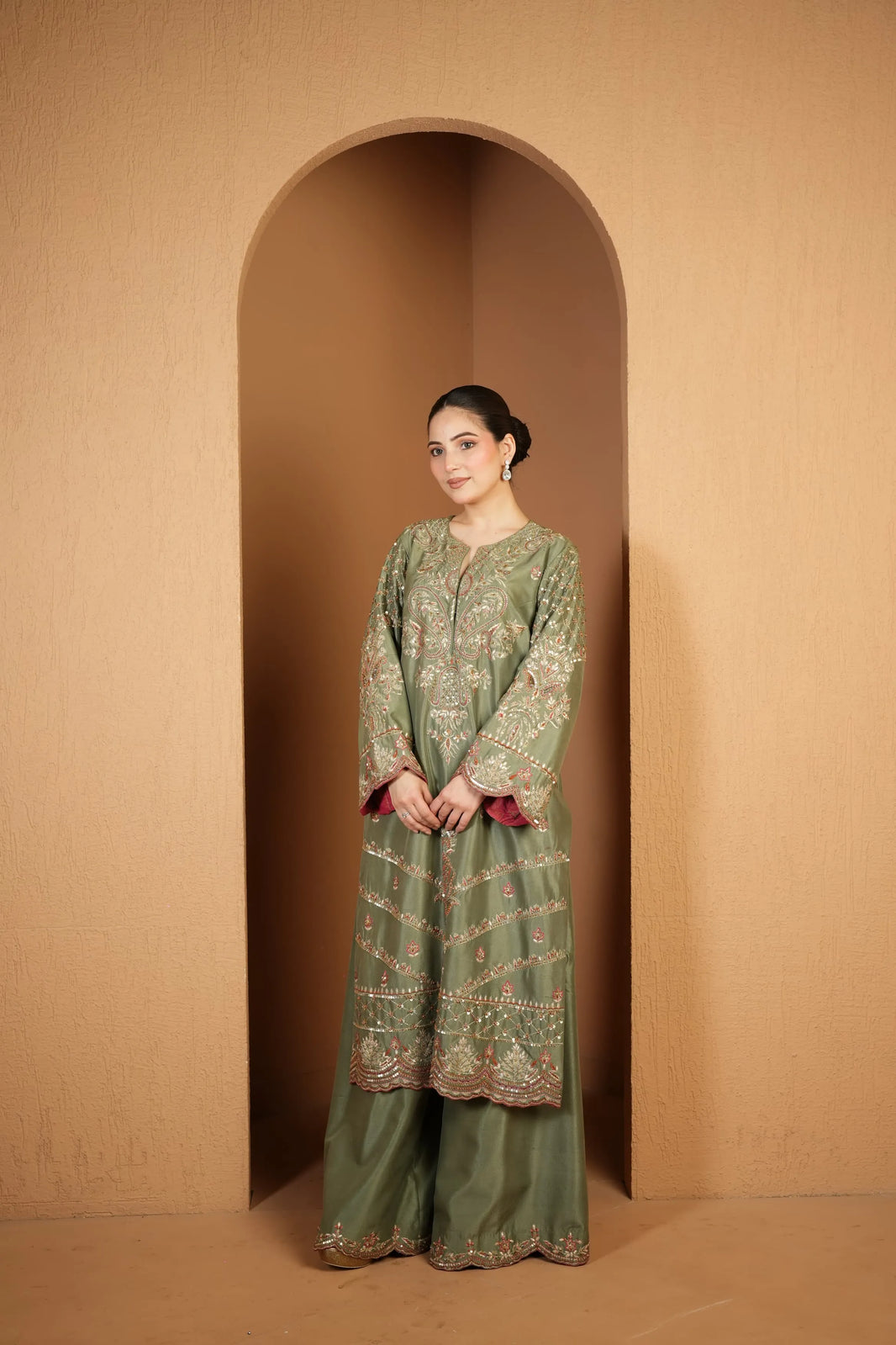 Sage Palazzo Set