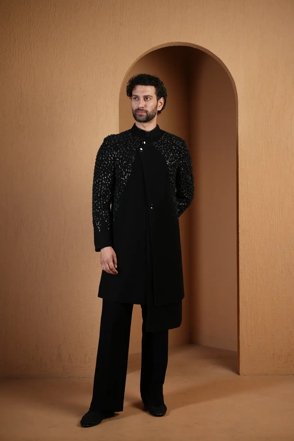 NOIR Stardust Indo-Western Set