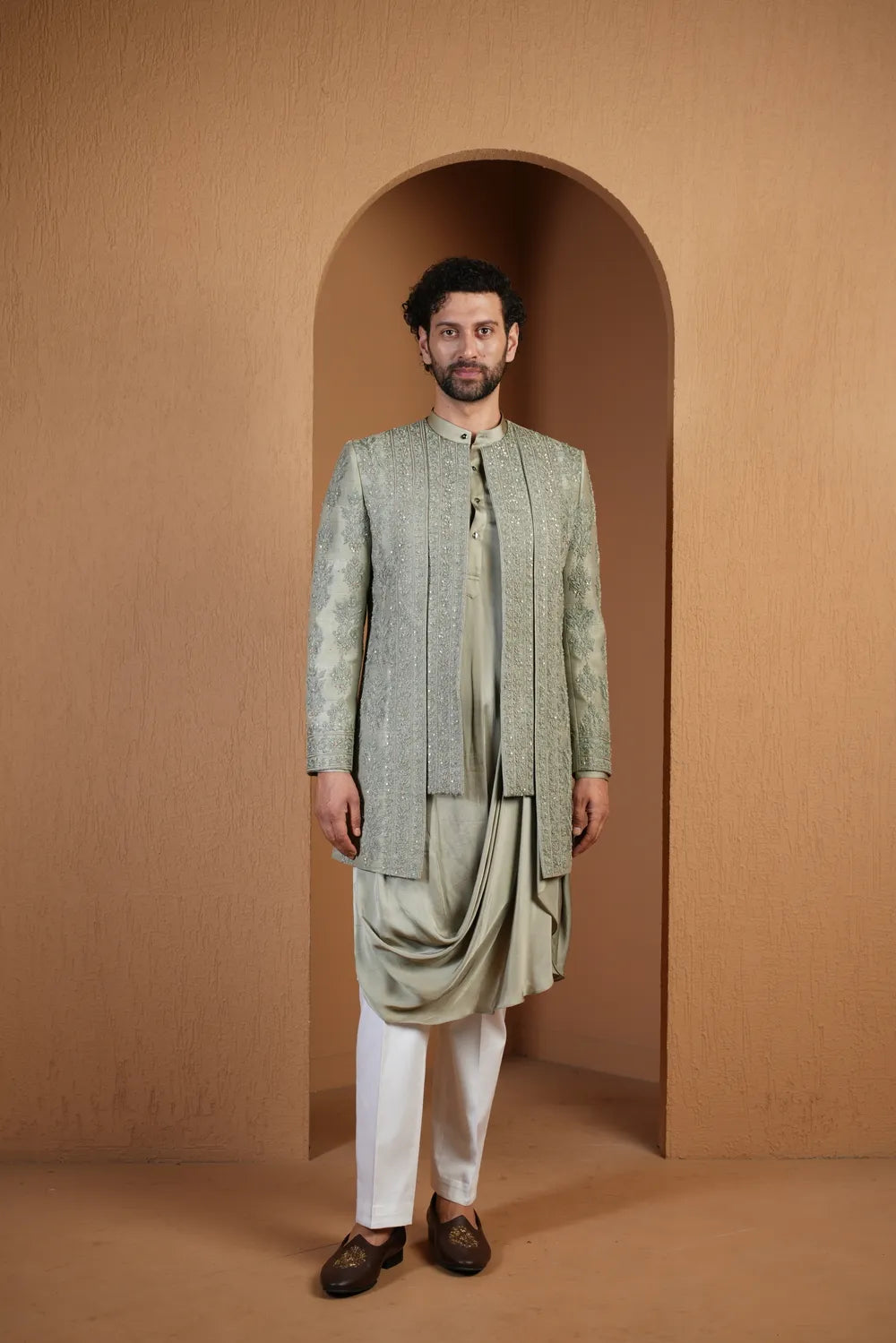 Layered Indo-Western Set