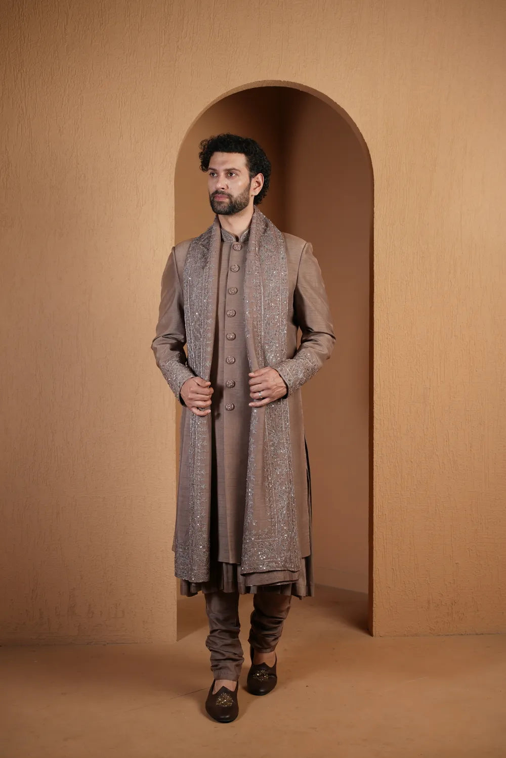 Dust Mirage Sherwani Set