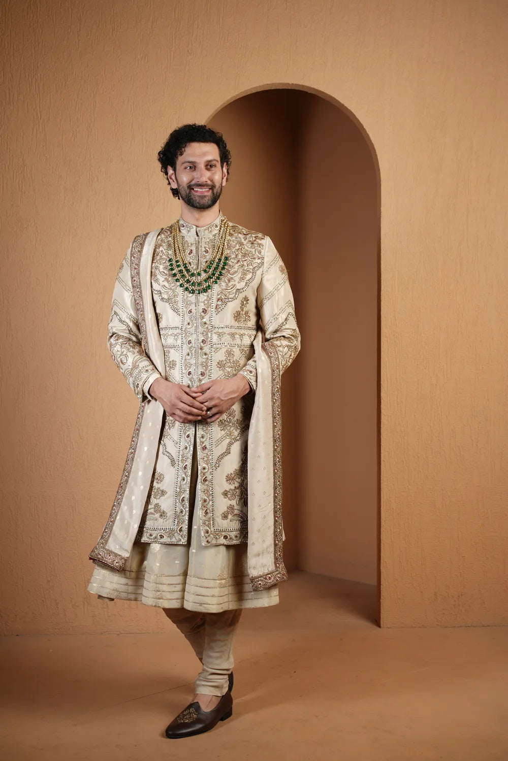 Gold Palace Sherwani Set