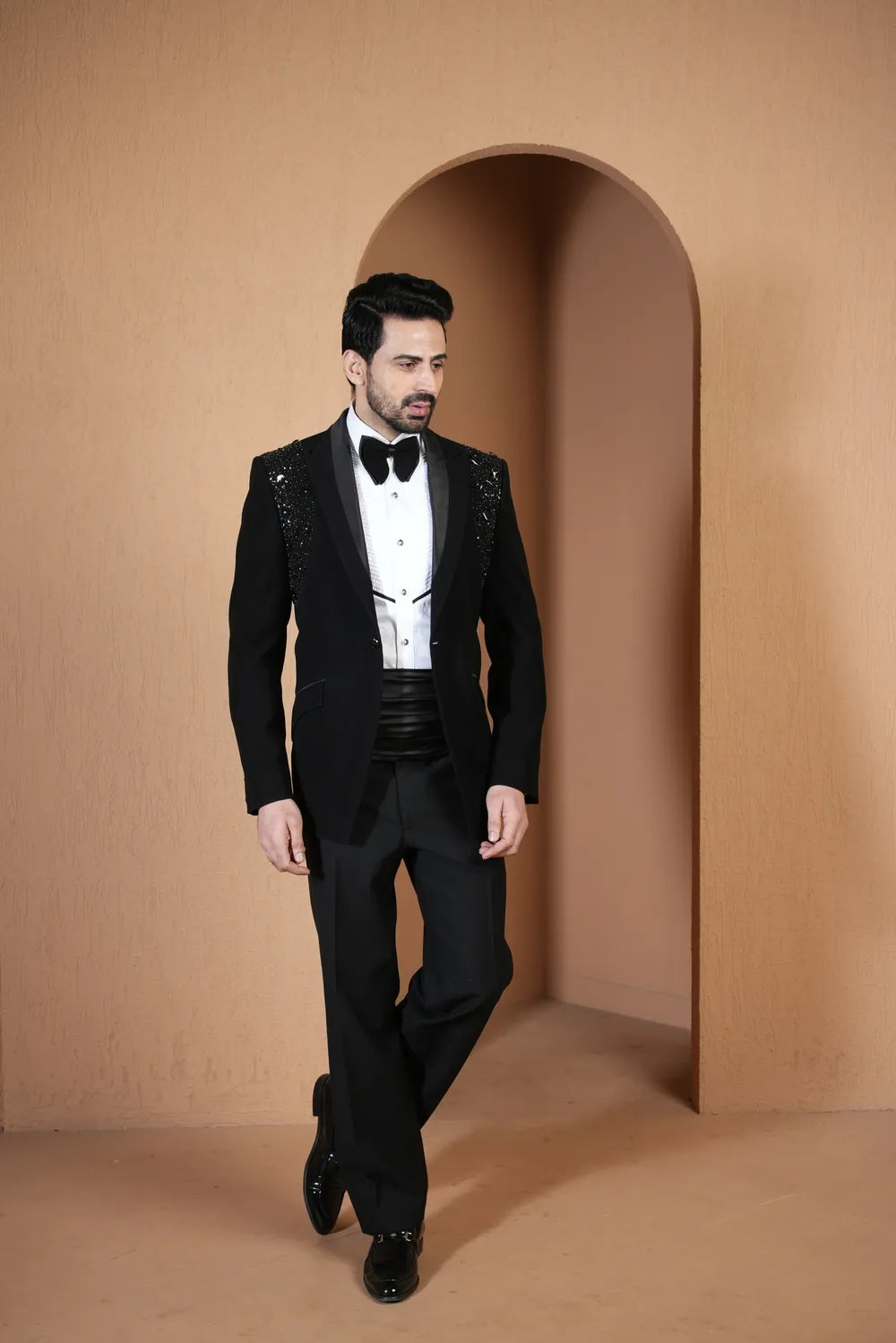 3D Petals Tuxedo Set