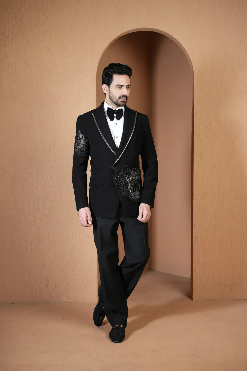 Eclipse Velvet Tuxedo Set